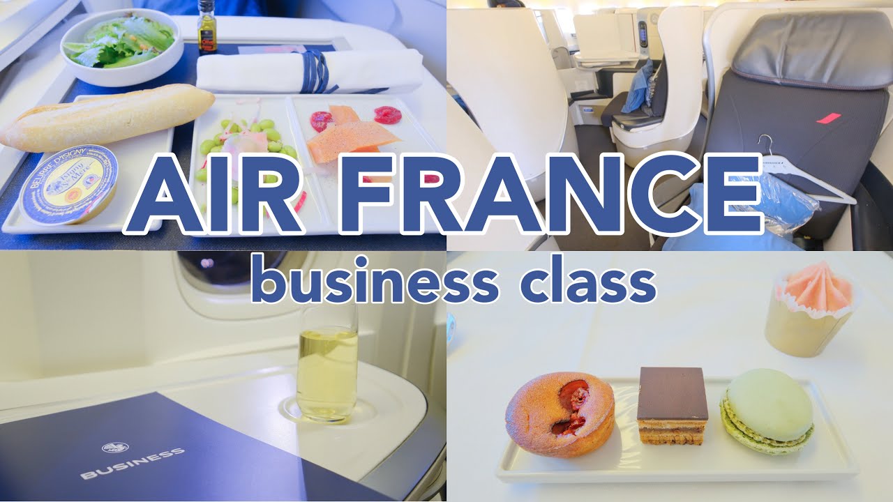 【subtitles】Обзор бизнес-класса Air France - бизнес-зал в Токио и Париже