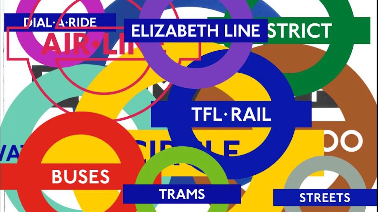 Every Colour of TfL Roundel