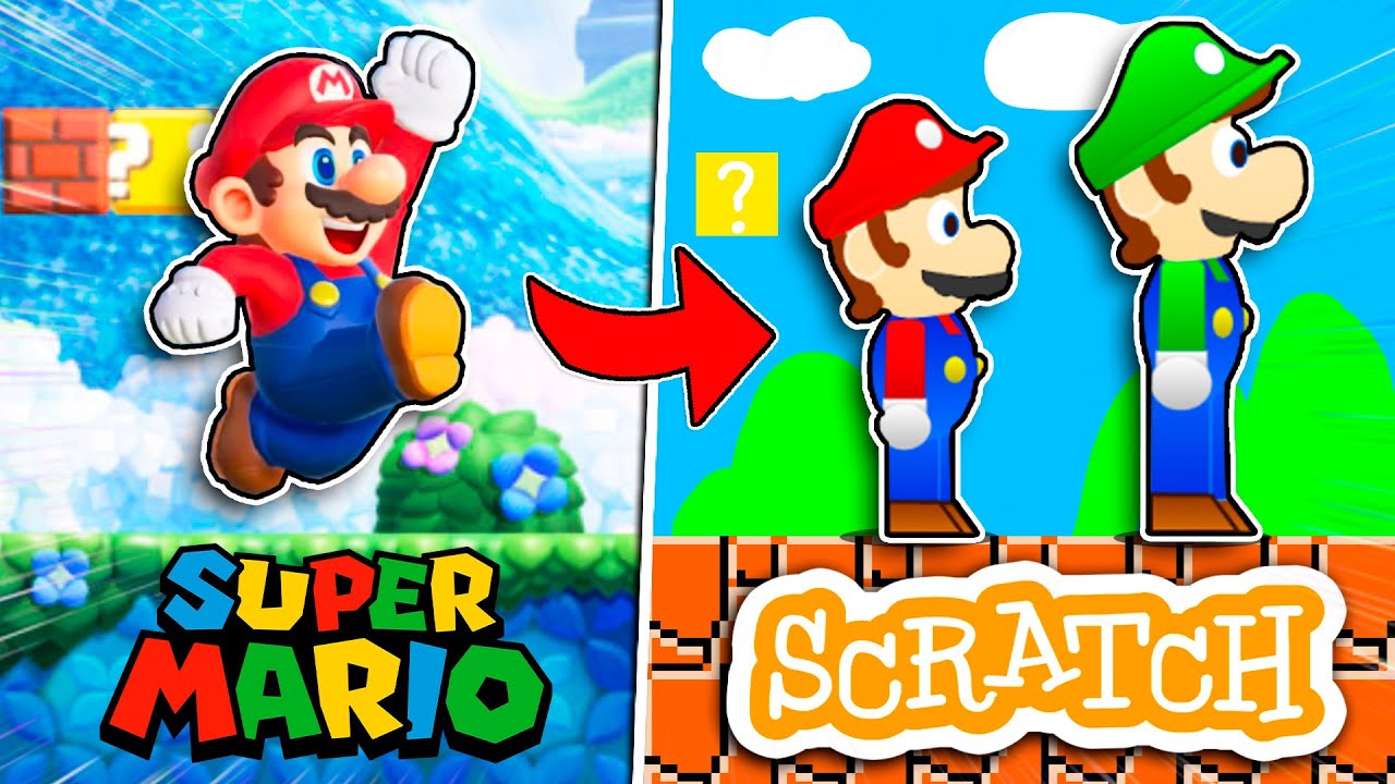 Probé JUEGOS de MARIO en SCRATCH!