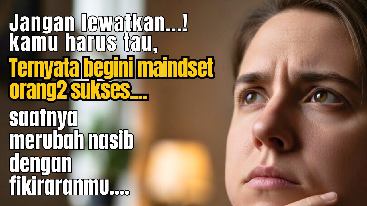 MENIRU MAINDSET ORANG ORANG SUKSES DI USIA MUDA#ceritainspiratif