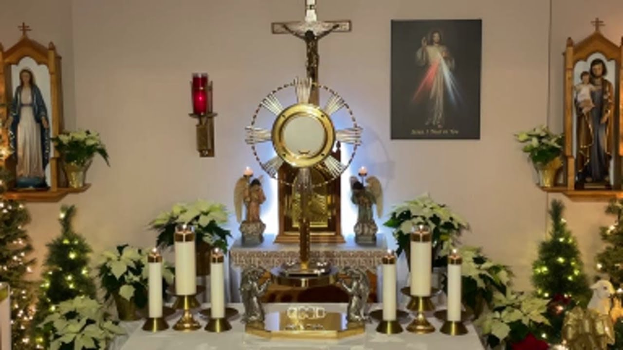 LIVE Eucharistic Adoration - Sisters of Divine Mercy