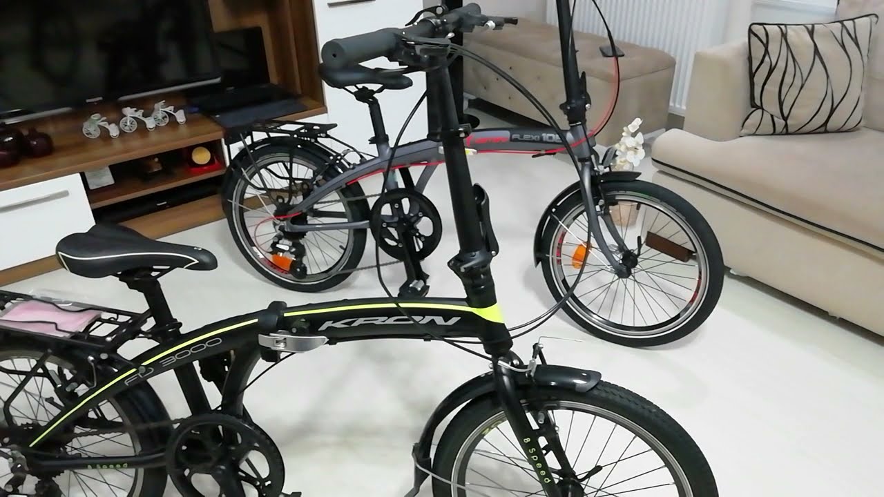 Carraro Flexi 108 ve Kron Fd 3000 Katlanır Bisiklet kıyaslaması