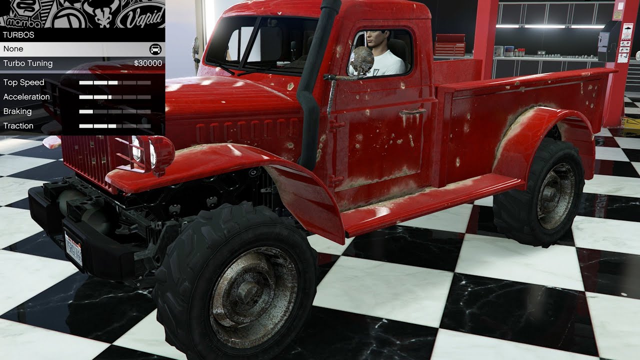 GTA 5 — кастомизация оригинального автомобиля — Bravado Duneloader (Dodge Power Wagon)