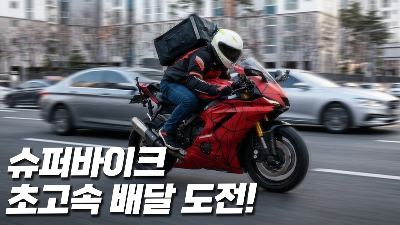 슈퍼바이크로 배달하면 더 많이 벌 수 있을까?