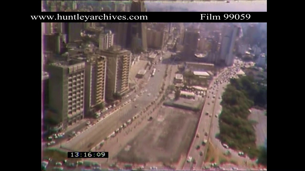 The Caracas Metro in Venezuela in the 1980's.  Archive film 99059