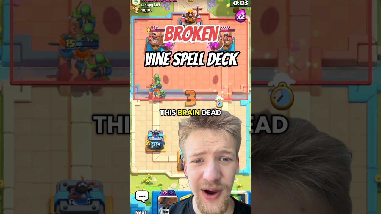 Best Vine spell deck for log bait 