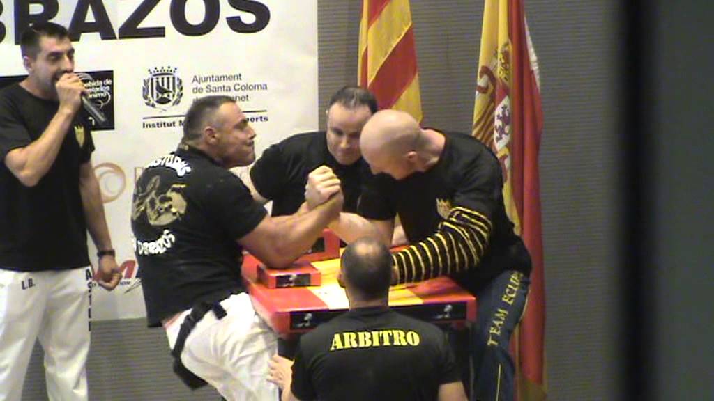 Armwrestling. Derecha -100kg/+100kg. Campeonato de España 2013