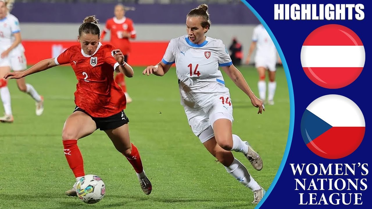Austria vs Czechia || HIGHLIGHTS || UEFA Women's Nations League 2025