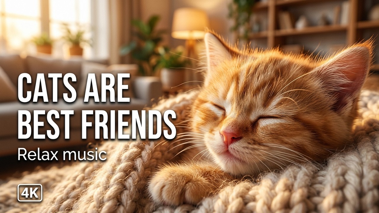 🐱 Милые кошки и котята 💤 Расслабляющая музыка для отдыха