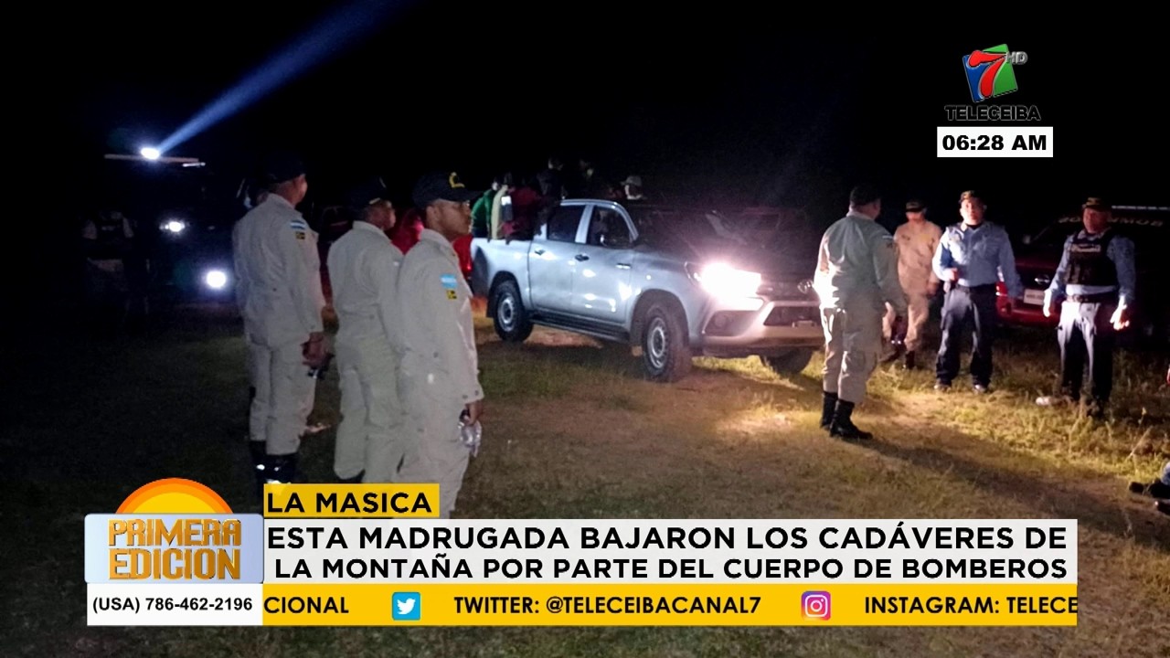 Trasladan a Medicina Forense a víctimas de enfrentamiento en La Masica, Atlántida