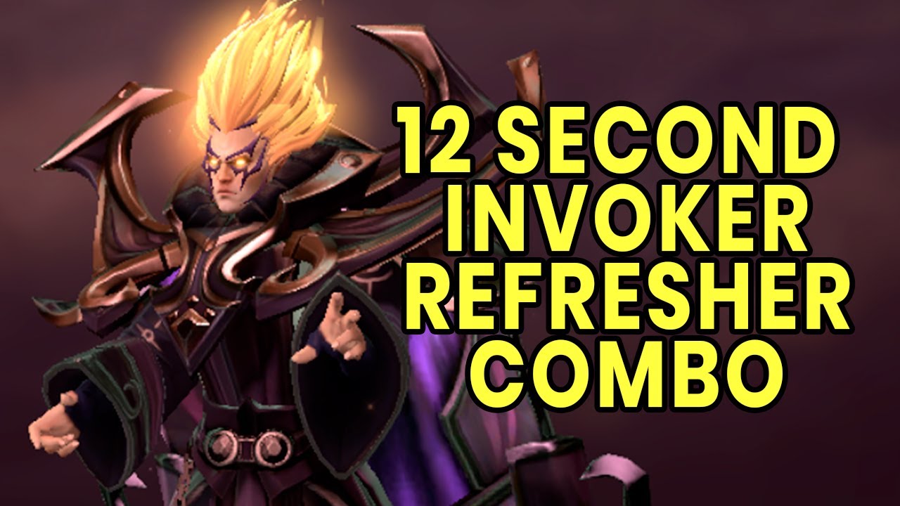 12 SECOND INVOKER REFRESHER BLINK COMBO 7.39 DOTA 2