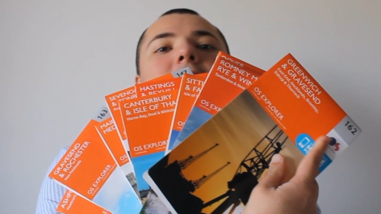 My Ordnance Survey Explorer Map Collection!