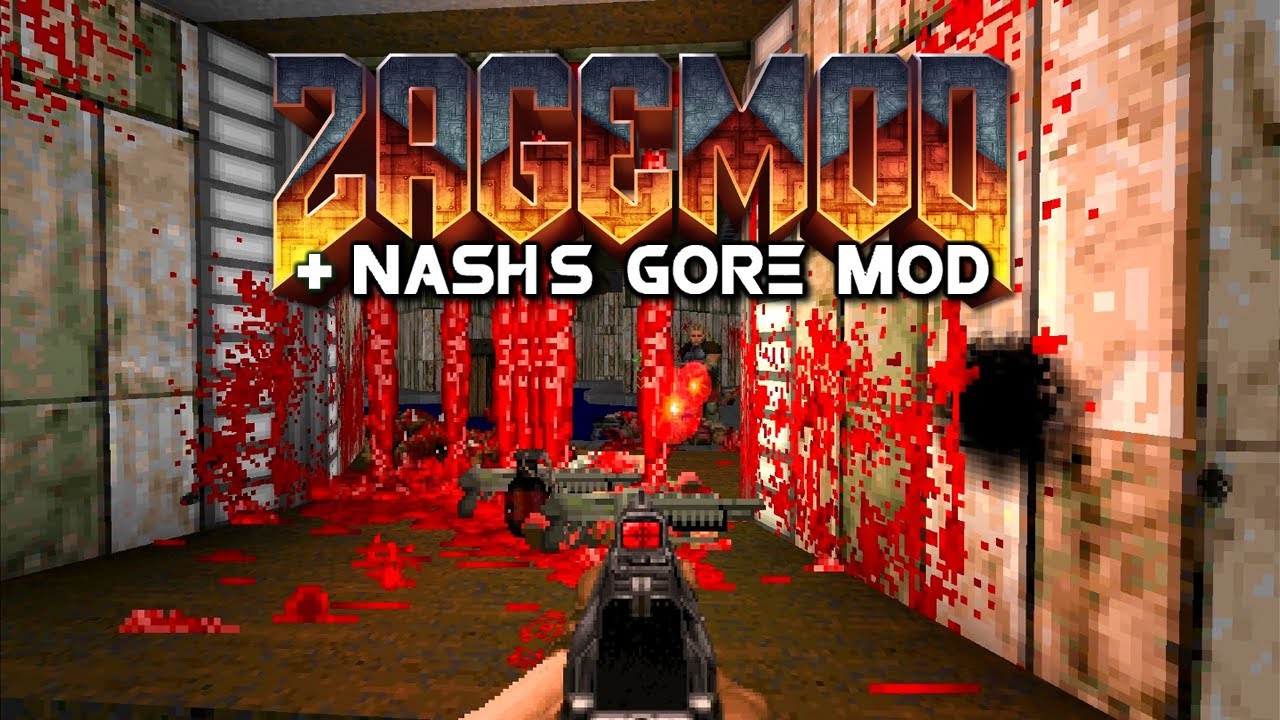 Zagemod v1.4.2 + Nash's Gore Mod v1.2 + Mapas do Oblige [Mods para Doom combinados]
