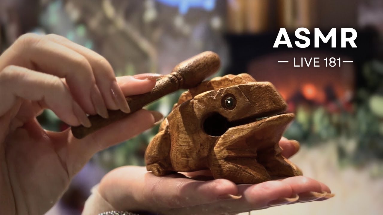 ASMR Blue Yeti mic (No talking,No mouth sounds) Live 181