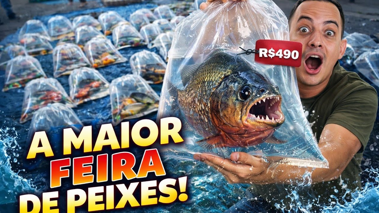 MAIOR FEIRA DE PEIXES DO BRASIL 