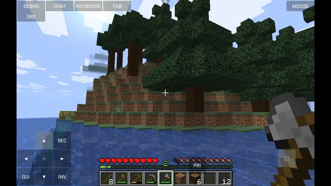 Intentando buscar hierro para pasar MINECRAF...CAP 1