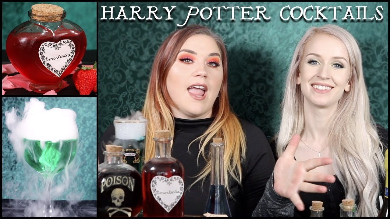 3 HARRY POTTER COCKTAILS ⚡️ Felix Felicis, Amortentia, & Avada Kedavra