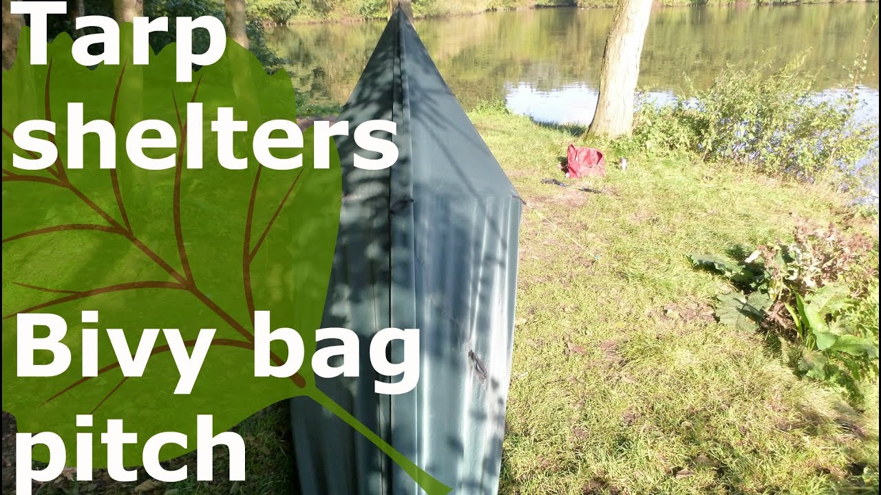 tarp shelter how to: bivvy bag cornet, wedge cover and doorway