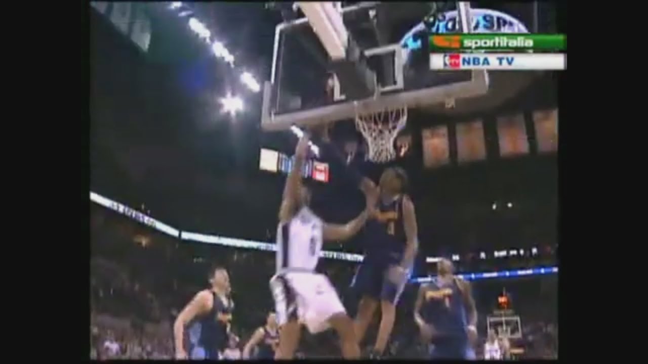 Allen Iverson 28 Points 4 Ast @ Spurs, 2007-08. Blocks Ime Udoka.