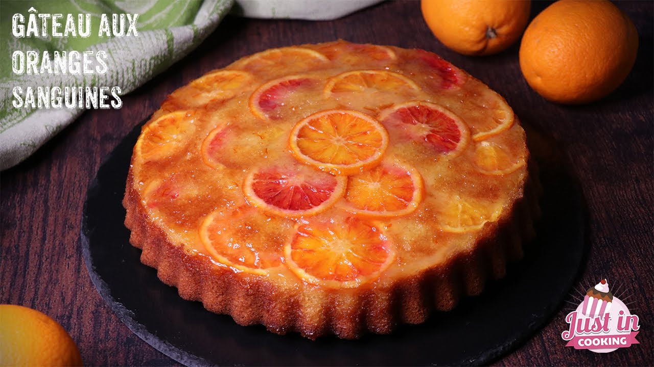 Recette de Gâteau renversé aux Oranges Sanguines