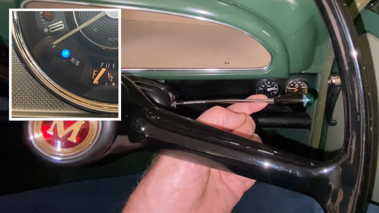 Part One. How to move the Morris Minor dip switch to the steering column.