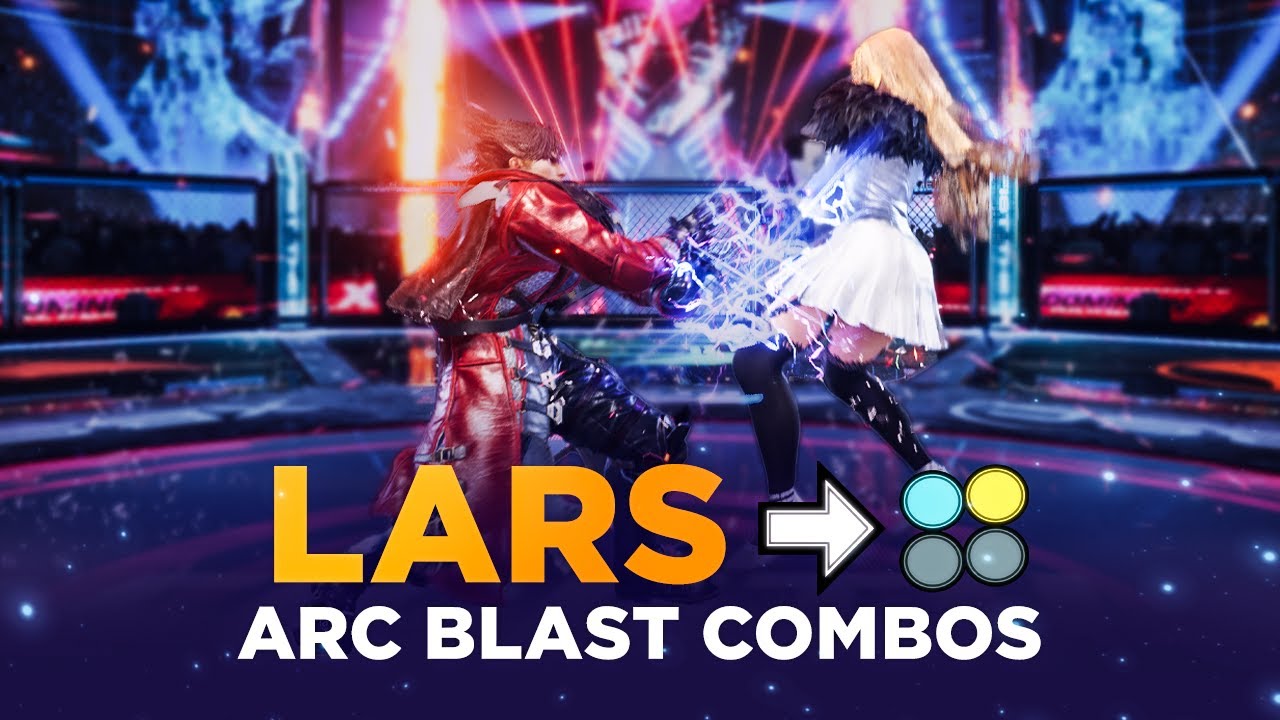 TEKKEN 8 : LARS F1+2 ARC BLAST SAMPLE COMBOS ( Теккен 8 Комбо, Ларс Александерссон )