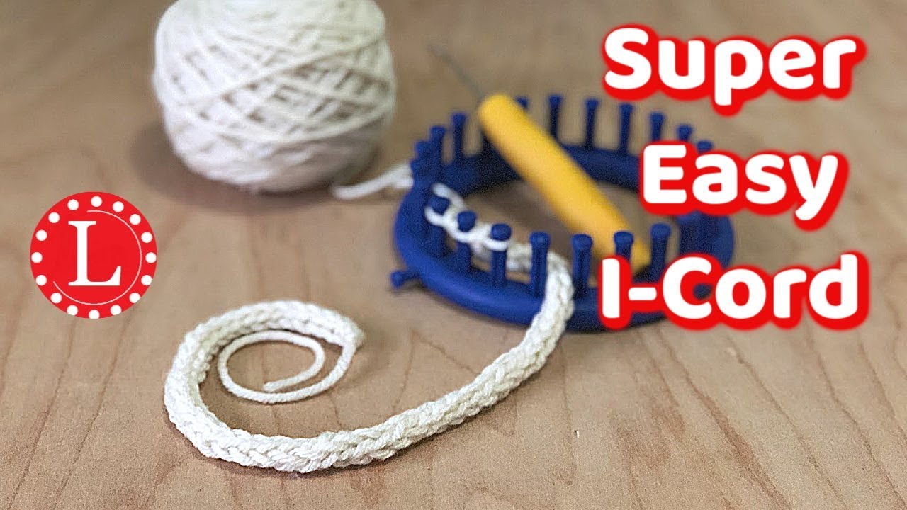 LOOM KNIT I Cord Super Easy на любом вязальном станке с 3 штифтами | Loomahat