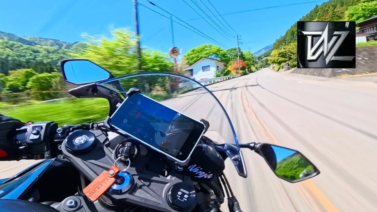 Kawasaki ZX-6R Pure Sound | High Revs in Mountain Roads in Spring | Japan POV Ride [4K ASMR]