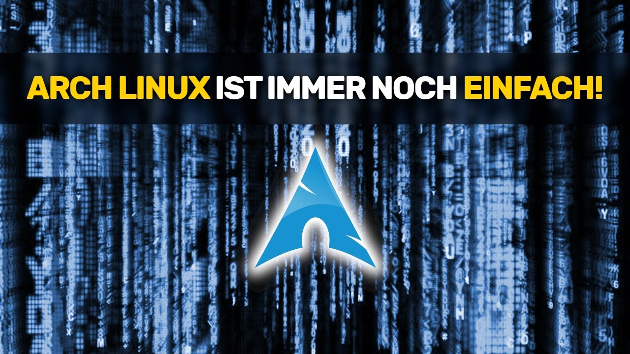 Arch Linux ist immer noch einfach! | #linux #arch