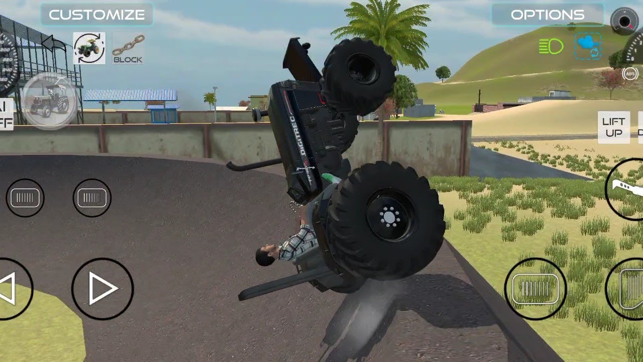 DRIVER JCB AND TRUCK AND NEW HOLLAND TRACTOR AND SONALIKHA 60AND UNLOADING STONE FROM#GAMING#CAR#BUS