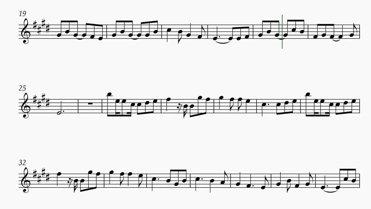 Blue - Yung Kai | Violin Sheet Music