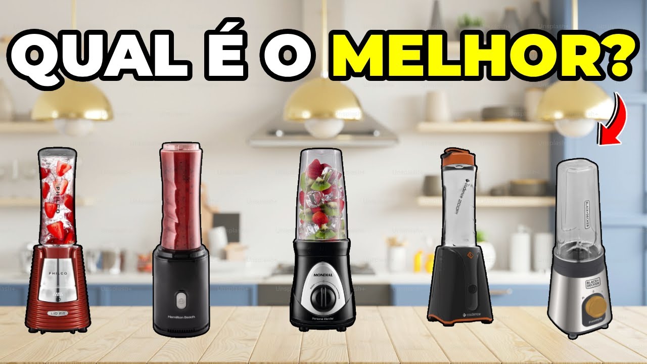 OS 5 MELHORES LIQUIDIFICADORES PORTÁTEIS DE 2026 | Análise Completa e Comparativa