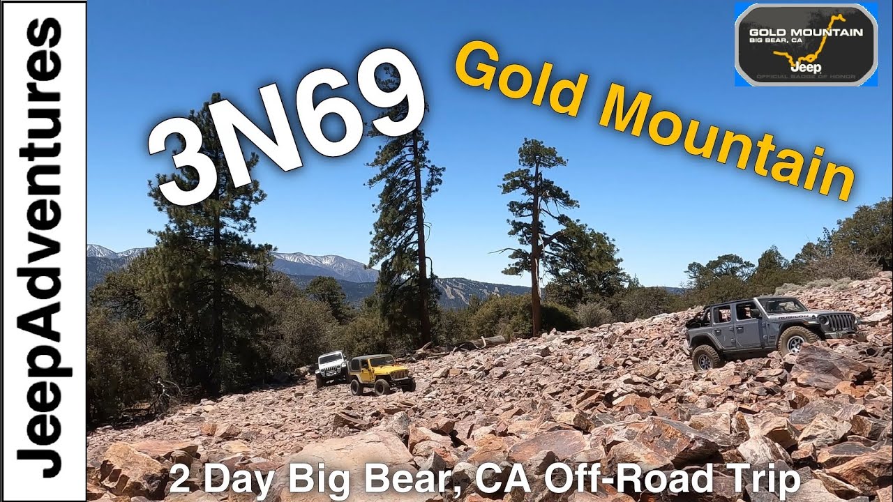 OffRoading 3N69 Gold Mountain in Big Bear Ca Trail Review 4k