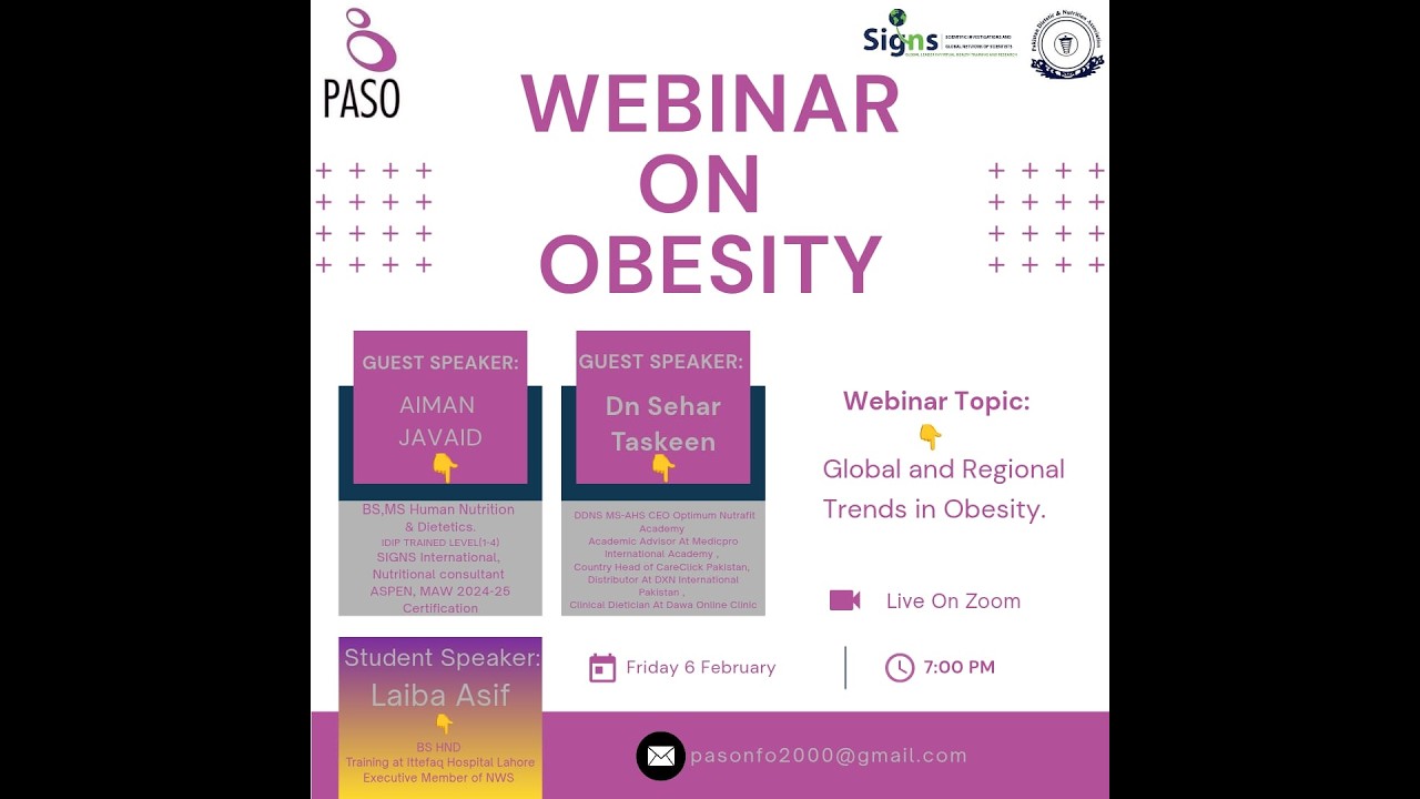 Obesity Trends 2026: A Comprehensive Webinar with Nutrition Experts