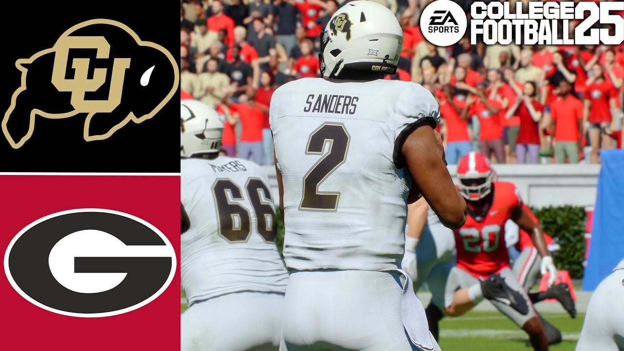 Colorado vs Georgia (Colorado vs The SEC) | College Football 25 | Full Game PS5 Simulation