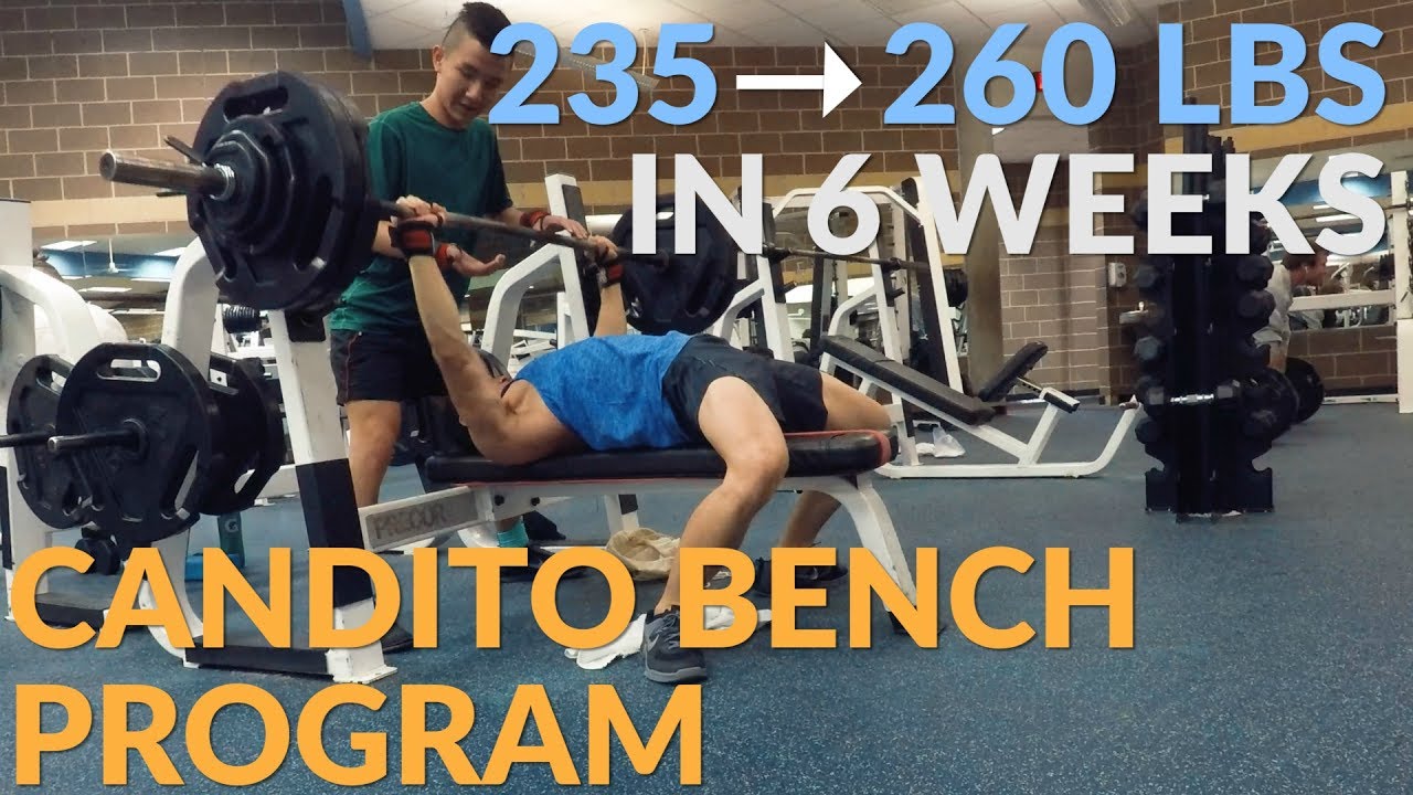Увеличение веса на 25 фунтов за 6 недель &mdash; программа Candito Bench. Полный обзор