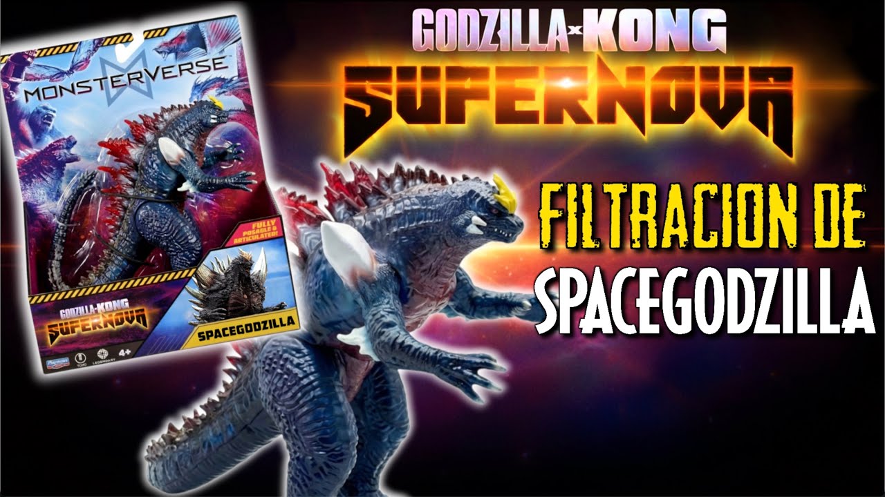 FILTRACI&Oacute;N de SPACEGODZILLA en GODZILLA x KONG: SUPERNOVA | Playmates lo Har&aacute; de Nuevo