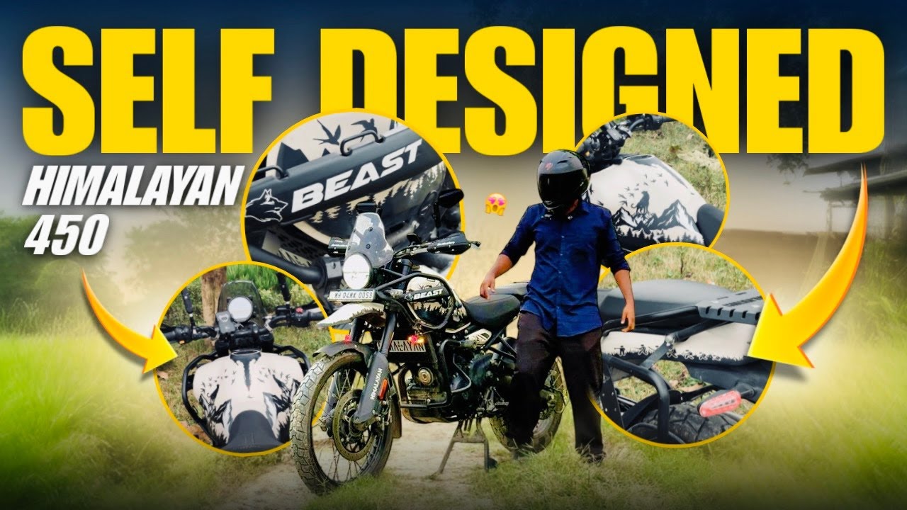 I Designed My Own Himalayan 450! 🎨 Unique Wrap & Mods | Total Cost?