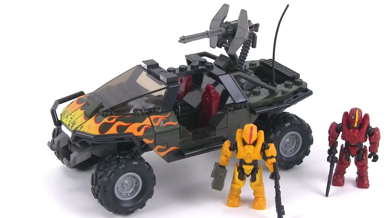 Mega Bloks Halo UNSC Flame Warthog review! 97449 20140715
