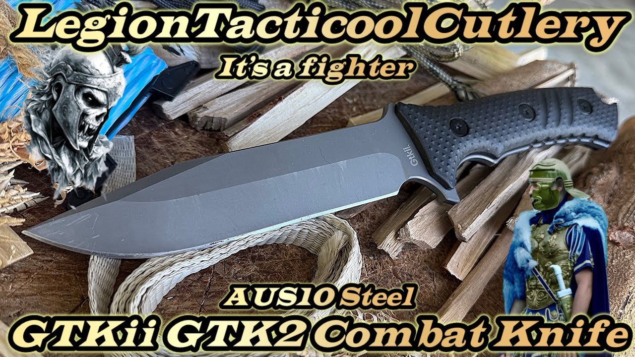 GTKii GTK2 Combat Knife in AUS10 Steel