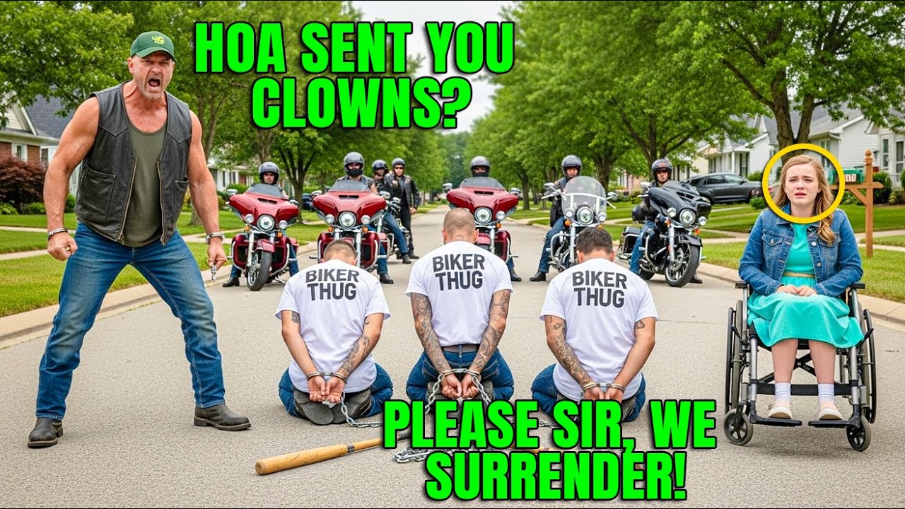 HOA Sent Biker Thugs to Scare My Niece — 3 Minutes Later, They Were Begging Me To Stop