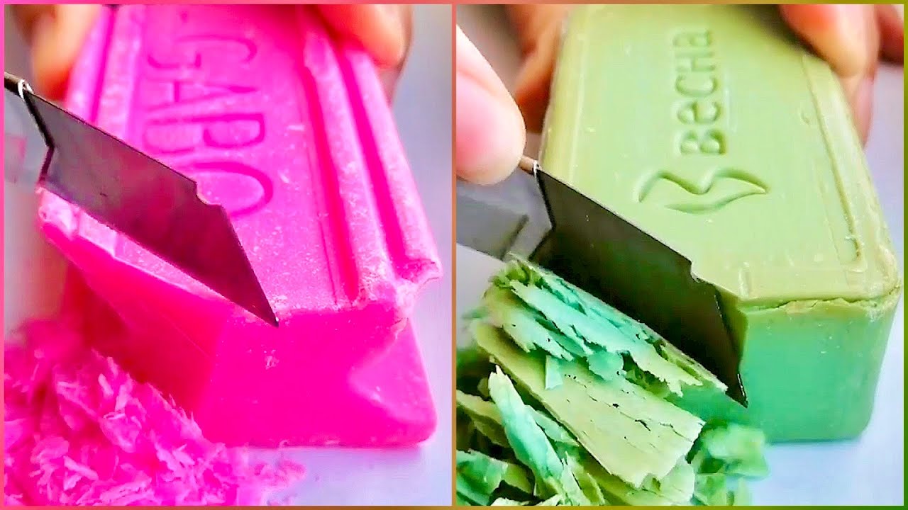ASMR Soap Cutting on the table | Soap carving | Different soap cutting | Best Soap ASMR for sleep