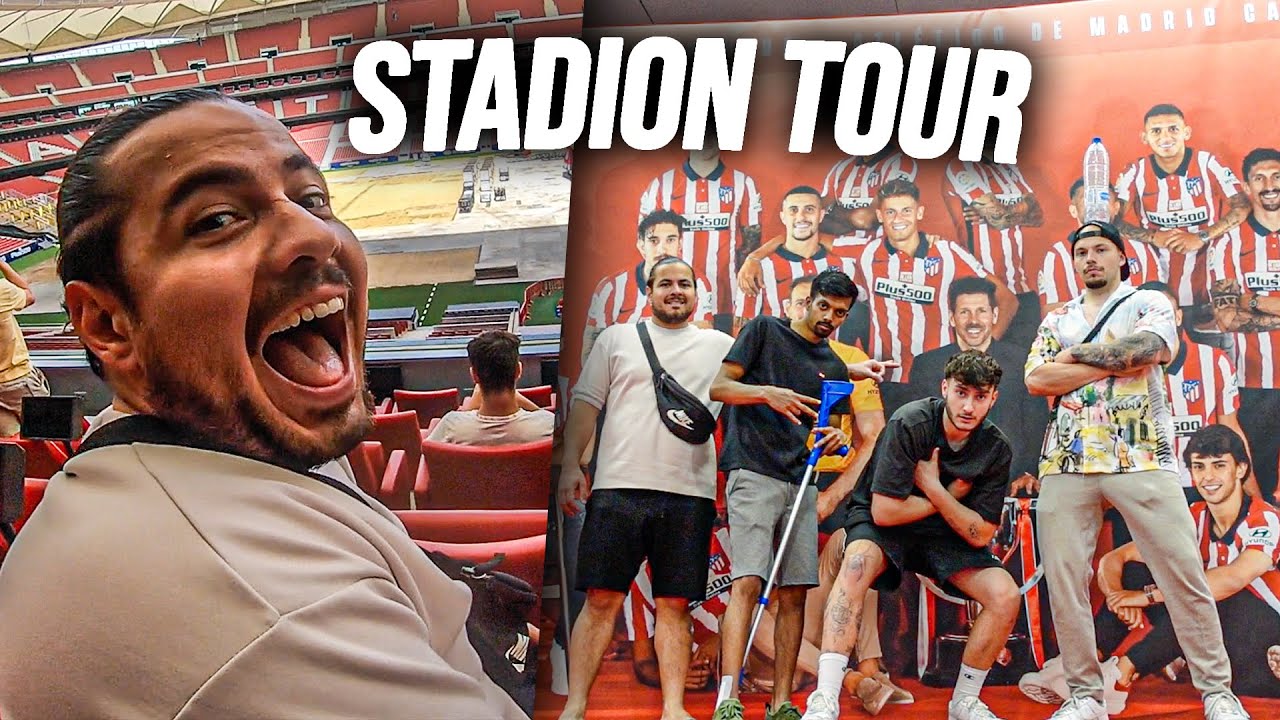 STADION TOUR IN MADRID ESKALIERT... *Wanda Metropolitano*