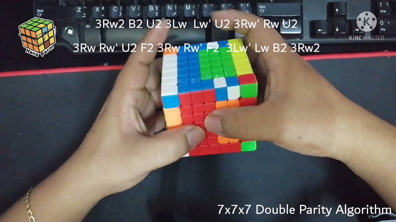 Rubik's 7x7x7 Double Parity