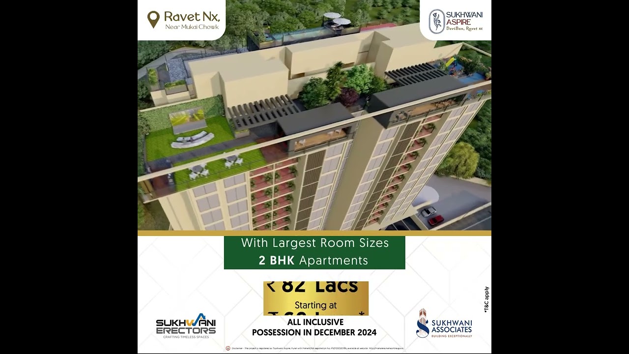 SUKHWANI ASPIRE - Truly XL homes located in serene environment of Ravet Nx, Pune.