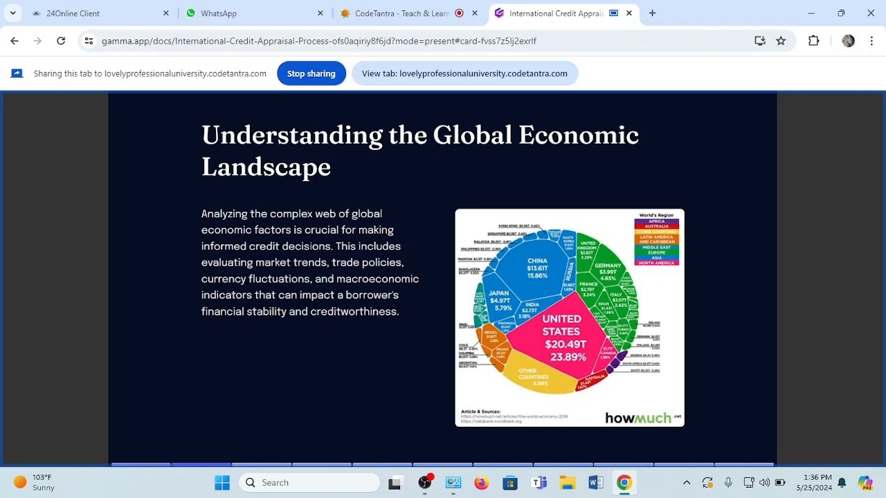 Credit Appraisal in International Banking