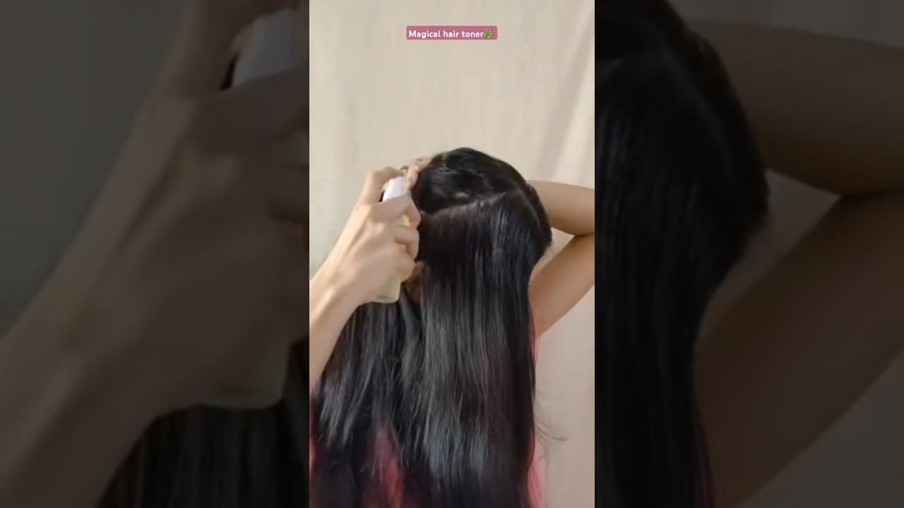 Homemade Hair Toner to grow your hair Long & Healthy  🌿✨ #haircare  #homemade #longhair #shortsfeed