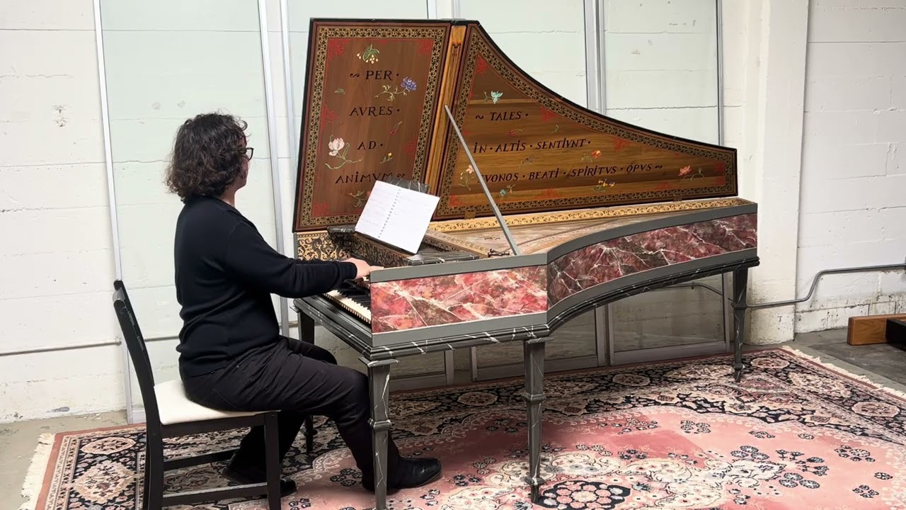 Louis Couperin Pavane in f# minor Harpsichord