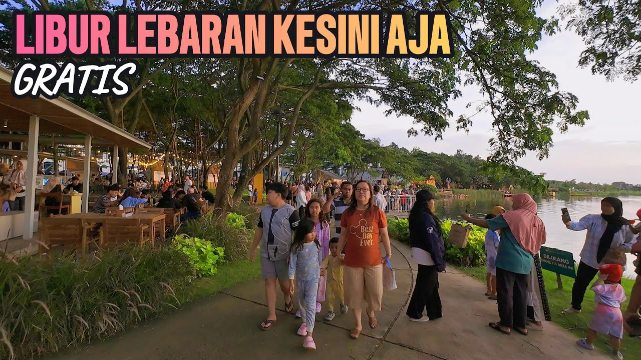 LIBUR LEBARAN GRATIS DI SUNSET AVENUE CITRA 8 | ADA TEMPAT MAKAN, JAJANAN DAN SPOT FOTO