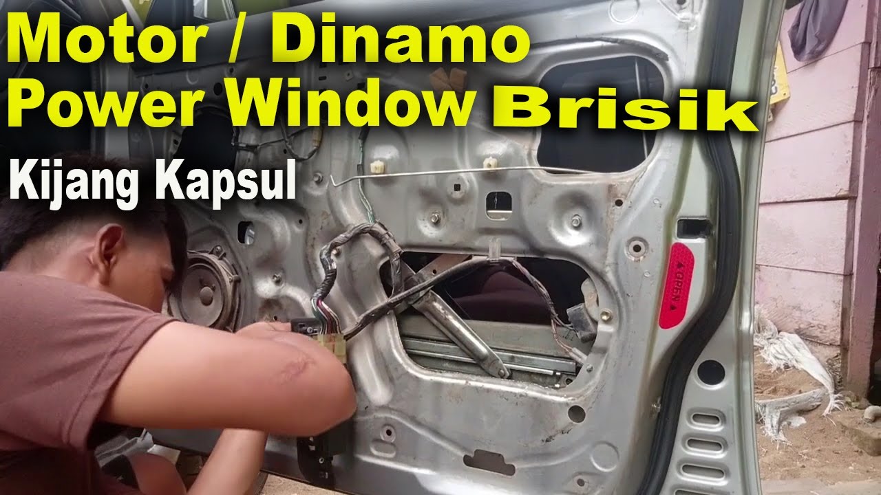 Ganti motor/dinamo power window kijang kapsul / solusi power window brisik